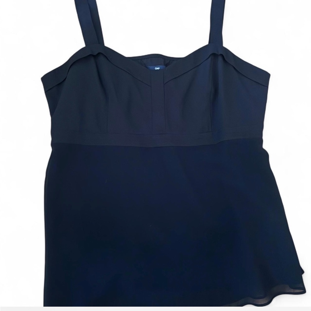 GAP Black Babydoll Camisole Top Size Med